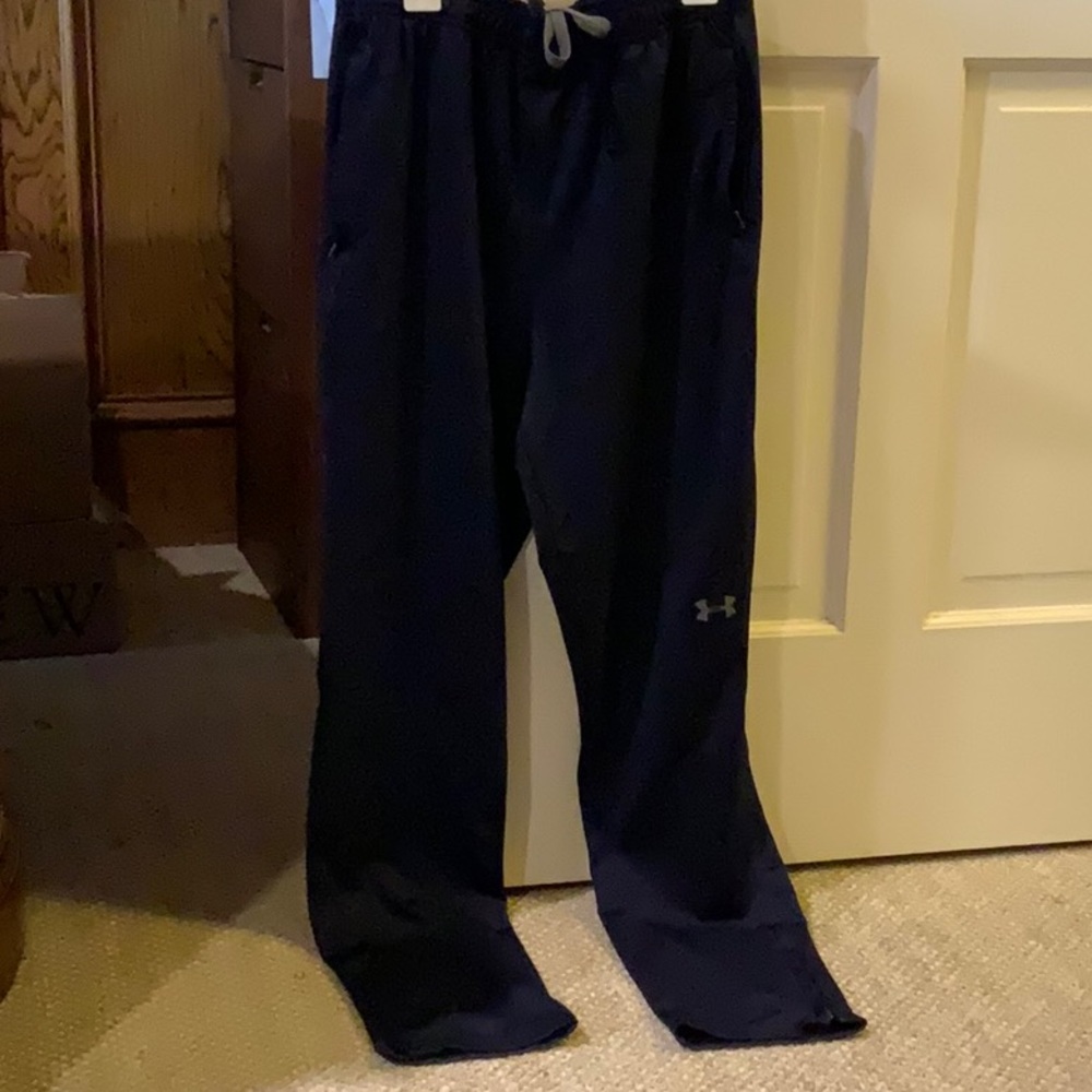 Navy blue Under Armour boys sweatpants XL